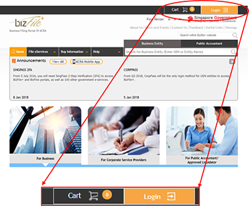 Steps of Using BizFile